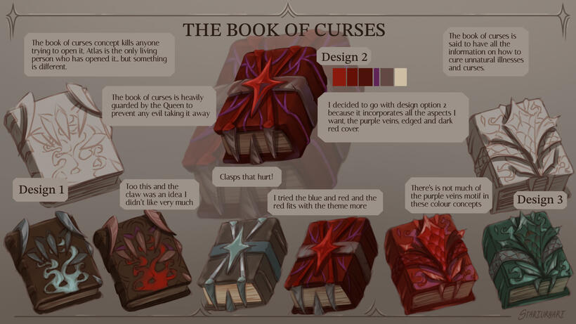 Book of Curses concept art